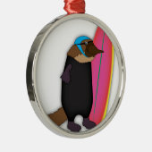 Platypusのウェットスーツ メタルオーナメント (右)