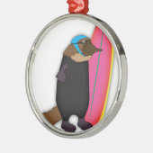 Platypusのウェットスーツ メタルオーナメント (左)