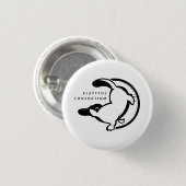 Platypusの借款団少しボタン 缶バッジ (正面&裏面)