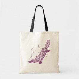 Platypusの藤色の毎日のバッグ トートバッグ