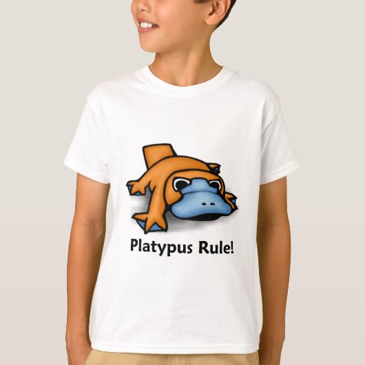 Platypusの規則! Tシャツ (正面)