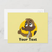 Platypus与えの親指の漫画はがき ポストカード (正面/裏面)