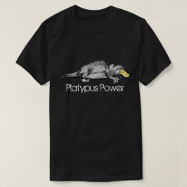 Platypus力のオーストラリアのカモノハシ目の特性 Tシャツ