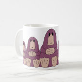 platypus家族のマグ コーヒーマグカップ (正面左)