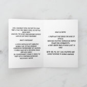 Platypus誕生日パーティー:ワイルドお祝い#1 招待状 (内部)