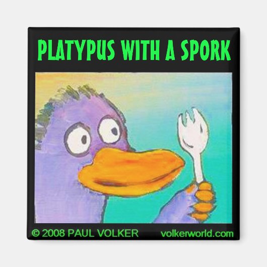 PLATYPUS $3.00 マグネット (正面)
