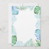 Platypus Kids Birthday Invitation 招待状 (裏面)