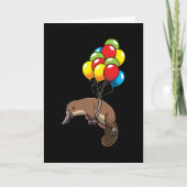 Platypus with Ballons カード (正面)