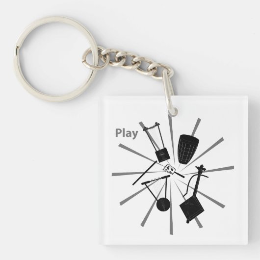 Play キーホルダー (正面)