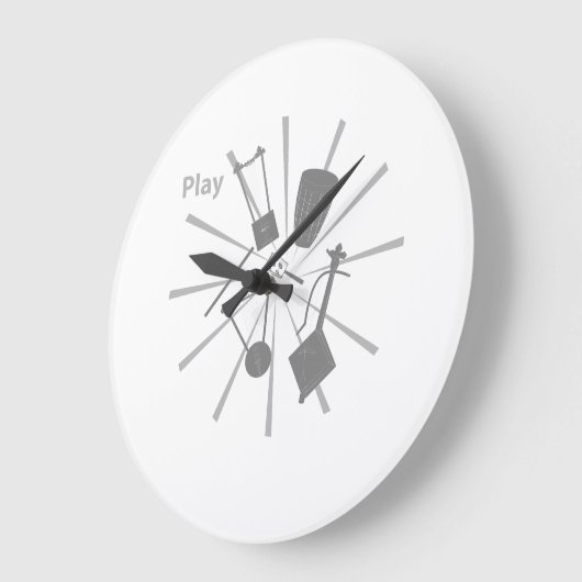 Play ラージ壁時計 (傾斜)