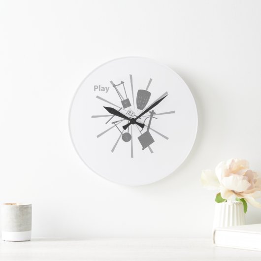 Play ラージ壁時計 (ホーム)