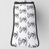 Play A Round Find Out Funny Quote ゴルフヘッドカバー (回転90)