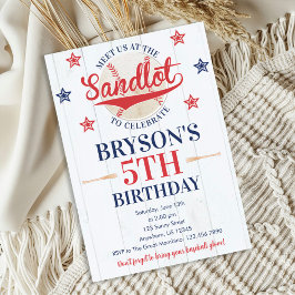 Play Ball Baseball Birthday Invitation | Boy Party 招待状