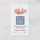 Play Ball Baseball Birthday Wish List Card エンクロージャーカード (正面)