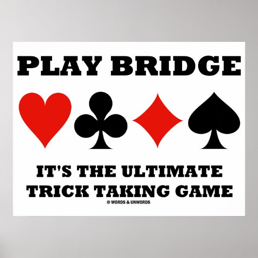 Play Bridge It's The Ultimate Trick Taking Game ポスター (正面)