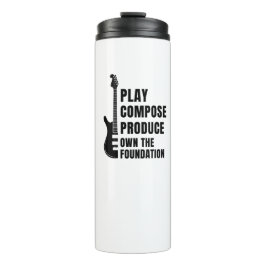 PLAY, COMPOSE, PRODUCE FROM THE LOW END タンブラー