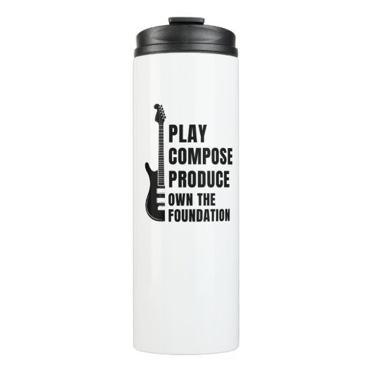 PLAY, COMPOSE, PRODUCE FROM THE LOW END タンブラー (正面)