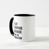 PLAY, COMPOSE, PRODUCE FROM THE LOW END マグカップ (正面左)