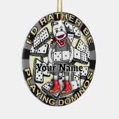 Play Dominos  ornament セラミックオーナメント (右)