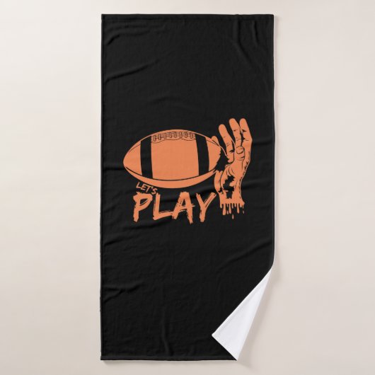 Play Football バスタオル (バスタオル)