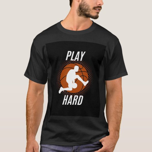 Play Hard camiseta Tシャツ (正面)