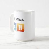 "Play Life / Pause Doubt" music and life lover コーヒーマグカップ (正面左)