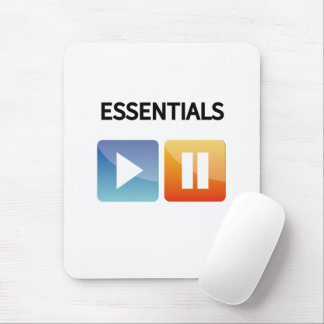 "Play Life / Pause Doubt" music and life lover  マウスパッド