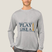 Play Like a King – Power Strategy Quote - Style A トライブレンドＴシャツ (正面)