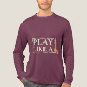 Play Like a King – Power Strategy Quote - Style B トライブレンドＴシャツ (正面)