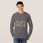 Play Like a King – Power Strategy Quote - Style B Tシャツ (正面フル)