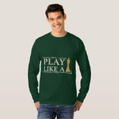 Play Like a King – Power Strategy Quote - Style B Tシャツ (正面フル)