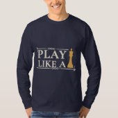 Play Like a King – Power Strategy Quote - Style B Tシャツ (正面)