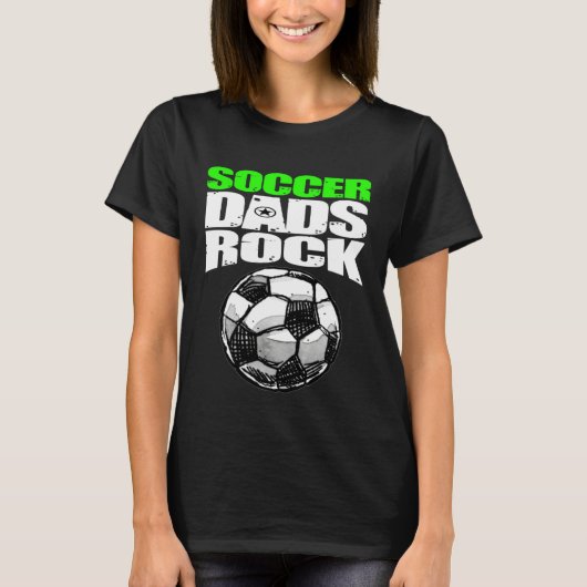 Play Strong SOCCER DADS ROCK Tシャツ (正面)