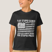 Play Stud Games Win Stud Prizes - Sarcastic Usa Fl Tシャツ (正面)