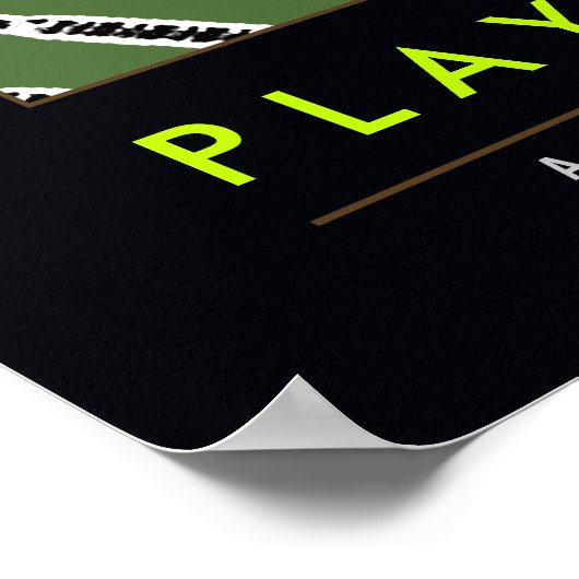 play tennis ポスター (角)