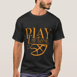 Play The Game Basketball Abstract Sports Tee Tシャツ