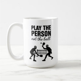 Play the Person Not the Ball Premium コーヒーマグカップ