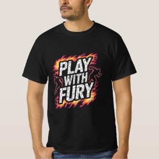 Play With Fury – Intense Flame Runner T-Shirt Tシャツ