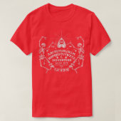 Play With Me Skeleton Halloween Tシャツ (デザイン正面)
