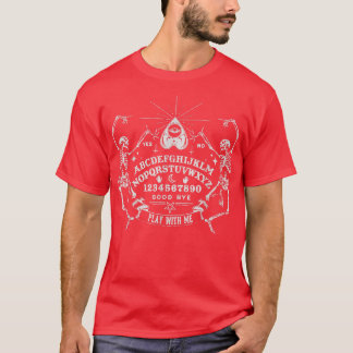 Play With Me Skeleton Halloween Tシャツ