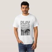 Play With Nature Nature Is the Playground Forest P Tシャツ (正面フル)