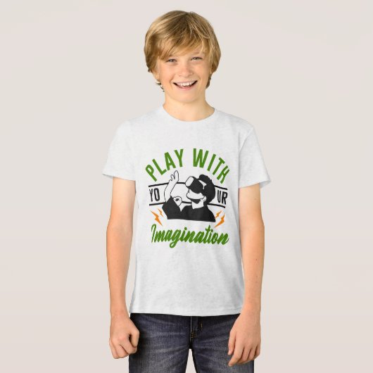 Play with your imagination gaming  トライブレンドＴシャツ (正面全面)