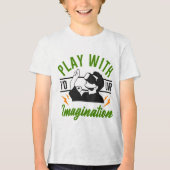 Play with your imagination gaming  トライブレンドＴシャツ (正面)