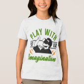 Play with your imagination gaming  トライブレンドＴシャツ (正面)
