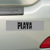 Playaのバンパーステッカー バンパーステッカー (車上)