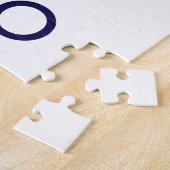 Playa Balandra Mexicoレトロロゴ ジグソーパズル (側面)