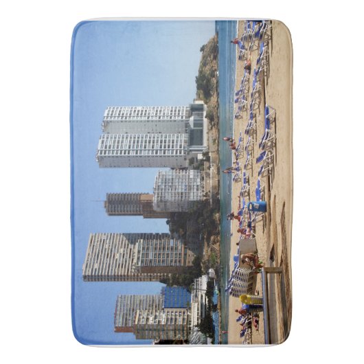 Playa de Levante de Benidorm バスマット (正面縦)