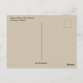 Playa de Pocitos, Montevideo, Uruguay ポストカード (裏面)