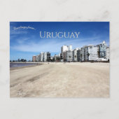 Playa de Pocitos, Montevideo, Uruguay ポストカード (正面)