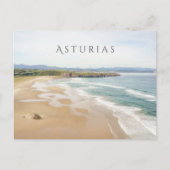 Playa de Xagó, Asturias, Spain Coastal Travel ポストカード (正面)
